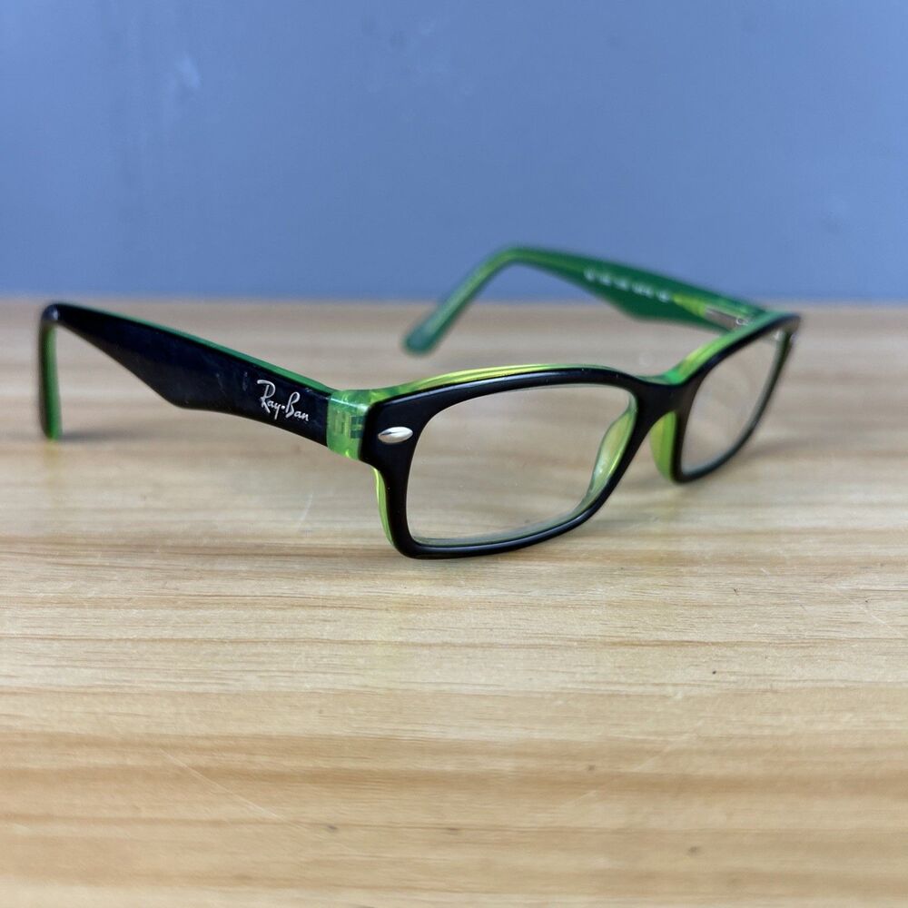 Ray-Ban RB1530 3665 Kids Eyeglasses Frames Only Black Green 46-16-130